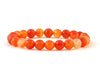 Natural orange carnelian bracelet
