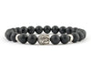 Religious Buddha Black matte onyx bracelet