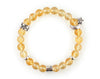 Sagittarius zodiac bracelet with citrine beads