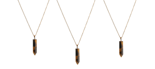 Mens crystal necklace