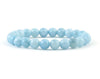 Aquamarine women's bracelet March birthday present