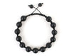 Black matte man bracelet