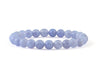 Blue lace agate bracelet gift for sister