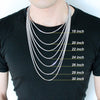 Men’s sport necklace with dumbbell bead