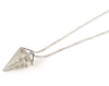 Clear crystal chain necklace