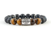 Man customized gifts, matte agate bracelet