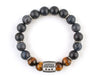 Man customized gifts, matte agate bracelet