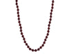 Natural garnet necklace