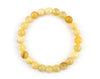 Natural yellow opal bracelet