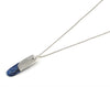 Raw kyanite necklace