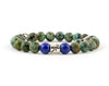 Sagittarius zodiac bracelet with african turquoise beads