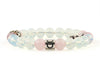 Taurus zodiac bracelet with opalite and rose quartz beads