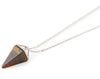 Tiger eye point necklace