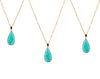 Turquoise chain necklace