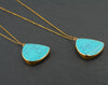 Turquoise necklace statement