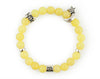 Virgo zodiac bracelet with peridot beads