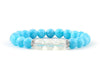 Women’s blue aquamarine fertility bracelet